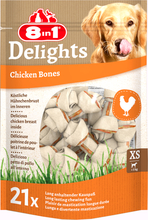 8in1 Delights -puruluut kanatäytteellä - XS: 252 g (21 kpl)