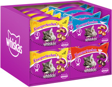 2 + 1 gratis! 3 x Whiskas snacks - Mixpakke: 3 Sorten (48 x 60 g)