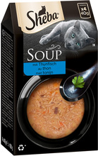 Ekonomipack: Sheba Classic Soup Pouch 40 x 40 g - Tonfisk