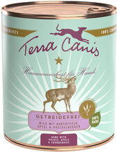 Terra Canis Grain Free 6 x 800 g - Vilt med potatis, äpplen & lingon