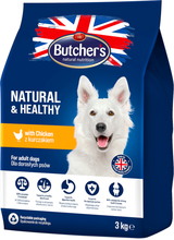 Butcher's Natural & Healthy med kylling - 3 kg