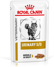 Royal Canin Veterinary Feline Urinary S/O i saus eller mousse - Kylling i saus 12 x 85 g