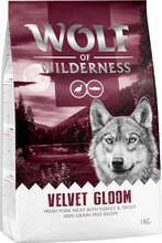 Wolf of Wilderness "Velvet Gloom" kalkun og ørret – uten korn - 1 kg
