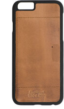 Floyd mobilskal med korthållare i brunt läder till iPhone 6/6S