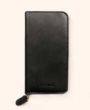 Greg plånboksfodral i svart läder till iPhone IPhone XR Black