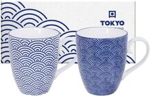 Krussæt Nippon Blue 2 stk. Tokyo Design Studio 380 ml.