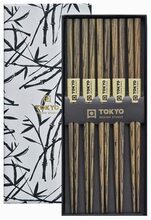 Spisepinde Sæt Træ Bambuslook Tokyo Design Studio 5 par