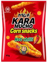 Koikeya Karamucho Corn Snacks Hot Chilli 50 g.