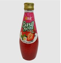 Vinut Strawberry Basil Seed Drink 290 ml.