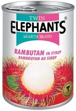 Twin Elephants Rambutan frugt i syrup 565 g.
