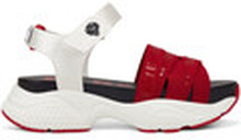 Ed Hardy Sandaalit Overlap sandal red/white