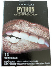 Maybelline New York Luomiväripaletit Python Metallic Lipstick Kit - 10 Treacherous