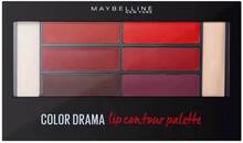 Maybelline New York Luomiväripaletit Color Drama Lip Palette - 01 Crimson Vixen