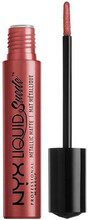Nyx Professional Make Up Huulipunat Liquid Suede Metallic Matte Lipstick - Bella