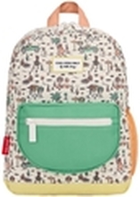 Hello Hossy Ryggsäckar Jungly Kids Backpack - Beige/Vert Opaline