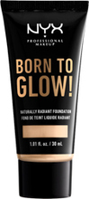 Born To Glow Naturally Radiant Foundation, Medium Buff