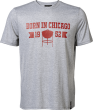 ”Born in Chicago” T-Shirt För Herr – grå