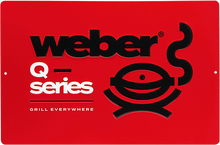 Limited Edition Weber Q Series-metalldekal