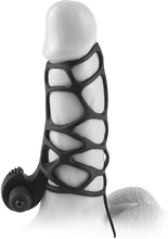 Pipedream X-tensions Extreme Silicone Power Cage Vibrerende penisoverdrag