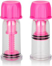 Cal Exotics Vacuum Twist Suckers Pink Brystvorte sugekopper