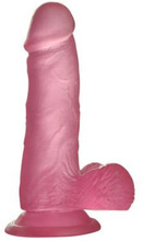 Jelly Studs Crystal Dildo Pink 15,5cm Dildo