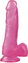 Jelly Studs Crystal Dildo Pink 17,5cm Dildo