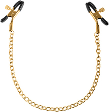 Pipedream Fetish Fantasy Gold Chain Nipple Clamps Brystklemmer med kæde