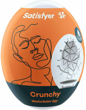 Satisfyer Masturbator Egg Single Crunchy Onaniegg