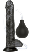 Lovetoy Squirt Extreme Dildo Black 28cm Sprutande dildo