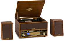 Belle Epoque 1910 Retro-stereoanläggning CD-spelare högtalare