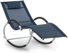 Westwood Rocking Chair gungsolstol ergonomisk aluminium mörkblå