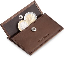 Coin Pocket med RFID-skyddskort för ZNAP Slim Wallet 8 och 12 tryckknapp