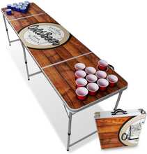 Backspin Beer Pong-bord set Wood isfack 6 bollar 100 muggar