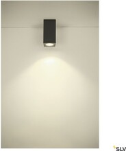 Enola Square S Udendørs LED Loft Påbygn. Antracit CCT 3000/4000K