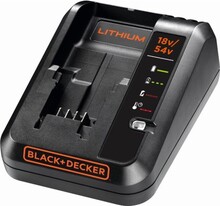 Black & Decker oplader 2,0 Ah til 18 & 54 volt batterier