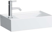 Kartell Laufen håndvask, 46x28 cm, venstre, hvid