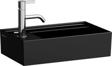 Kartell Laufen håndvask, 46x28 cm, venstre, mat sort