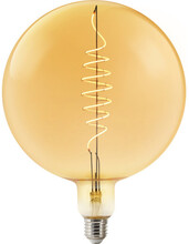 Nordlux Smart Deko E27 globe filamentpære, ravfarvet, Ø9,5 cm