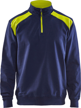 Sweatshirt half zip Marineblå/