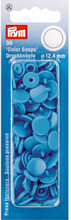 Prym Color Snaps Tryckknappar Plast Rund Stl Bl 12,4mm - 30 st.