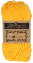 Scheepjes Cahlista Garn Unicolor 208 Yellow Gold