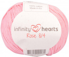 Infinity Hearts Rose 8/4 Garn Unicolor 05 Ljus Rosa