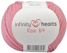 Infinity Hearts Rose 8/4 Garn Unicolor 29 Gammelrosa
