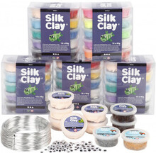 Klass-set till figurer med Silk Clay, 1 set