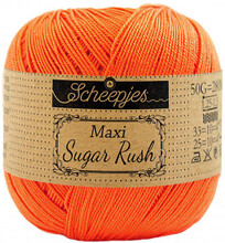 Scheepjes Maxi Sugar Rush Garn Unicolor 189 Royal Orange