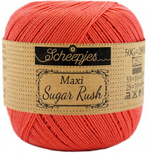 Scheepjes Maxi Sugar Rush Garn Unicolor 252 Vattenmelon