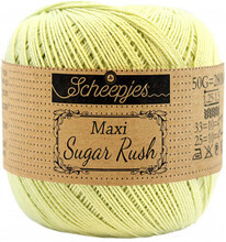 Scheepjes Maxi Sugar Rush Garn Unicolor 392 Limesaft