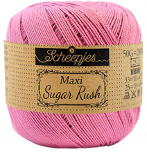 Scheepjes Maxi Sugar Rush Garn Unicolor 398 Colonial Ros
