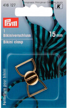 Prym Bikinispnnen Metall Guld 15mm - 1 set