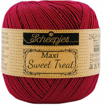 Scheepjes Maxi Sweet Treat Garn Unicolor 517 Ruby